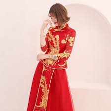 Check spelling or type a new query. Acquista Vestiti Da Sposa Della Sposa Abiti Tradizionali Cinesi Lady Satinato Abito Del Vestito Da Ricamo Phoenix Cheongsam Skirt Fit And Blare Gown Etnic Clot A 72 37 Dal Suyuafen It Dhgate Com