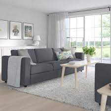 Ikea Vimle Sofa Gunnared Medium Gray 3er Sofa Bequemes Sofa Bettsofa