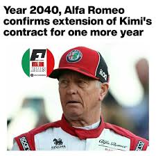 The iceman who heats up f1 racing. Kimi Raikkonen Bwoah Alfa Romeo Racing Orlen Facebook