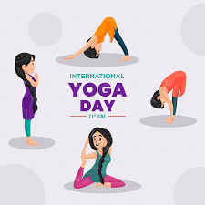 Srmd australia in association with @cgisydney celebrated idy 2021 at bradfield park in the backdrop of iconic sydney opera house international yoga day celebration at the mahatma basweshwar college, latur & online also on 21 st june 2021. Banner Design Of International Yoga Day Illustration