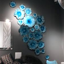 Our glass art wall panels make a real statement in any space and your choice of colours and design is practically unlimited. Online Shop 2018 New Design Art Wall Hanging Letus Flower Plates From China 100 Hand Blown Murano Glass Pla Blown Glass Wall Art Plate Wall Art Glass Wall Art