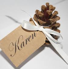 Before creating a place card for your event, make sure that you've determined the number of guests attending. Pin On Tags You Are It