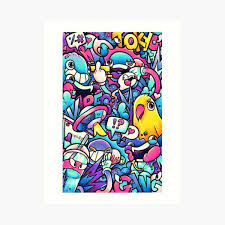 Never satisfied, nevs, nda, nitzan mintz, overunder, sonny sundancer, subway doodle, ufo 907, and vexx. Vexx Art Prints Redbubble