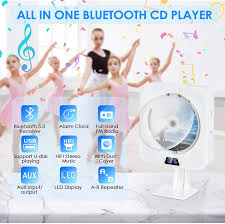 These qualities allow you to enjoy great sound in your home or high definition audio experience with your favorite tv shows. Buy Upgraded Portable Cd Player With Bluetooth Fm Radio Wall Mountable Cd Music Player Home Audio Boombox With Remote Control Built In Hifi Speakers 3 5mm Headphone Jack Aux Support Cd Usb Tf Online In Indonesia B08jcn5cyj