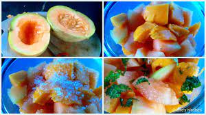 Ume's Kitchen: Futi / Footi / Snap Melon Salad with Milky Falooda Sauce