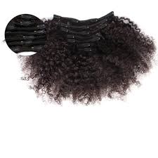 The clip ins have a kinky curly hair texture whose versatility allows you to manipulate them with a variety of styling methods to mimic the natural kinking or curling of human hair. Best Clip In Hair Extensions For Black Hair Quality African American Hair