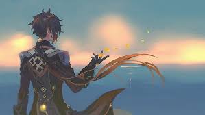 Genshin impact a gathering of beauties. Hd Wallpaper Genshin Impact Anime Boys Zhongli Genshin Impact Wallpaper Flare