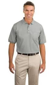 Sanmar K500p Port Authority Silk Touch Polo With Pocket