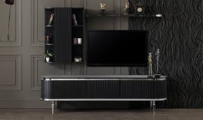 Nest Siyah Tv Unitesi Medusa Home 2020 Modern Mobilya Tv Ev Dekorasyonu