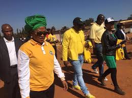 Door to door Kameedrift with Cde Baleka Mbete