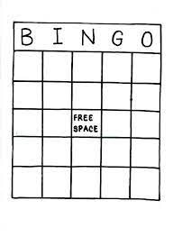 Halloween blank decorated bingo cards. Blank Bingo Card Printable Bingo Card Template Bingo Cards Printable Blank Bingo Cards