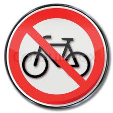 Schild Rad Abstellen Verboten Stock Vektor Colourbox