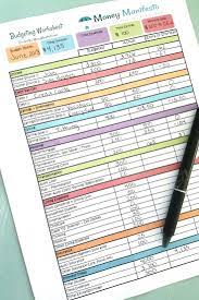 Printable bank account comparison budget worksheet. Free Budgeting Printable To Help You Learn To Budget Money Manifesto
