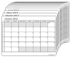 We want to inform you that current year calendar and upcoming years calendar are also ready to print online. Imprimer Calendrier 2018 Gratuitement Pdf Xls Et Jpg