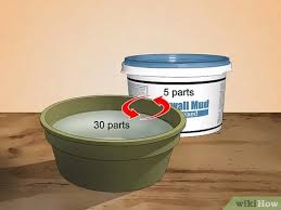 Splatter knockdown options have the mud splashed randomly and then the wall is knocked down with a knife. How To Repair Textured Drywall With Pictures Wikihow