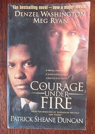 A us army officer, who made a friendly fire mistake that was covered up, has been reassigned to a desk job. Courage Under Fire By Patrick Sheane Duncan Vguc Free Post Paperback 1996 Courage Paperbacks Denzel Washington