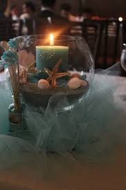 Blue Sea Themed Centerpieces Beach Centerpieces Beach Table Decorations Beach Wedding Centerpieces