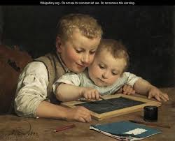 Resultado de imagem para imagens albert anker