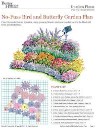 No Fuss Bird And Butterfly Garden Perennial Garden Plans Flower Garden Plans Garden Design Plans