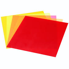 Neewer 7 X8 18 X20 Cm Transparent Color Correction Lighting Gel Filter Set Pack Of 5 Gel Sheet For Photo Studio Strobe Flash Light Red Orange Golden Yellow Magenta Neewer Photographic Equipment And Accessories For Professionals
