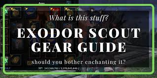 The rewards that can be obtained by the player from the skyrim plugin undeath. What Is Exodor Scout Gear And Should You Enchant It How To Tera