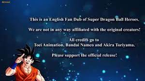 You can say that an audio is same good as video we are offering. Dragon Ball Heroes Episode 16 English Dubed Video Dailymotion