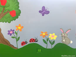Add to favourites more colours jesus loves the little children of the world, sunday school, church, daycare, christian school, wall decal, wall words, vinyl decal re3157. Preschool Wall Murals Daycare Mural Examples Wall Murals By Colettewall Murals By Colette