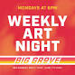 Weekly Art Nights with Art is Rad | Mondays at 6pm