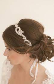 15 Gorgeous Wedding Hairstyles With Headband Updos For Medium Length Hair Headband Hairstyles Medium Length Hair Styles