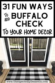 Black And White Buffalo Plaid Decor 31 Fun Ways To Add Cozy Buffalo Check To Your Home Decor Plaid Decor Buffalo Plaid Decor Buffalo Plaid Bedroom