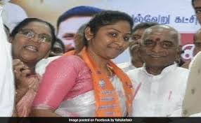The bharatiya janata party will contest 8 seats, vijayakanth's dmdk 14, the pmk 8, vaiko's mdmk 7, ijk 1 and kmdk 1. Veerappan S Daughter Vidhya Rani Aiadmk Founder Mgr S Family Get Posts In Tamil Nadu Bjp