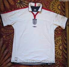 England away gk shirt 2004 2005. England Home Fussball Trikots 2003 2004