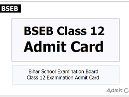 We recommend the students to go through the below. Bseb Class 12 Admit Card 2021 Download From Bihar 12th Board Website