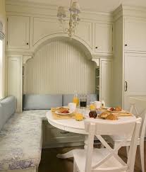 Nathan james 41402 amalia round marble bistro dining table with legs in tan wood finish and faux white carrara marble table top, light. How To Arrange An Adorable Breakfast Nook In The Kitchen