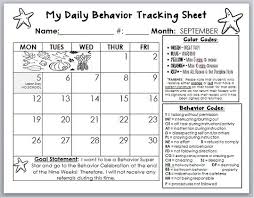 Behavior Calendar Template I Am Going To Tweak This To Fit
