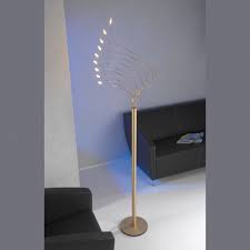 Reprasentative 9 Flammige Stehlampe Von Escale Silbern