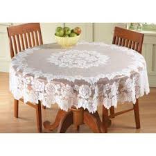 Miles Kimball White Vinyl Lace Tablecloth 70 Round Walmart Com In 2020 Table Cloth Elegant Tablecloth Lace Tablecloth