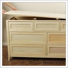 The color scheme is subtle and clearly gives royal feels! Build A Diy 7 Drawer Dresser Build Basic
