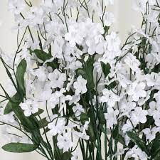 Huge savings for flower pistils. Balsacircle 12 Bushes Baby Breath Silk Filler Flowers Diy Home Wedding Party Artificial Bouquets Arrangements Centerpieces Walmart Com Walmart Com