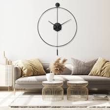You can return the item for any reason in new and unused condition: Modern Minimalist Large Wall Clock With Pendulum Tt Mm Home