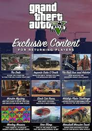 If you are a returning player of gta 5 on the 'enhanced' version of. Exclusive Content Dlc Unlocker Grand Theft Auto V Mods