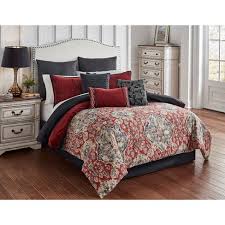 Fast free shipping from dallas texas! Riverbrook Home King Sadler 10pc Comforter Sham Set Red Gray Target