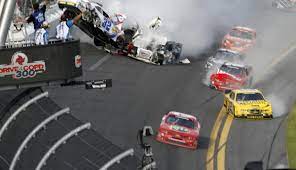 Nascar racing returned sunday after more than two months off due to the coronavirus pandemic that shut down much of the country. Horrific Crash Mars End Of Nascar S Nationwide Series Race At Daytona Speedway At Least 33 Fans Injured Nascar Racing Racing Nascar