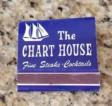 Vintage Matchbook The Chart House Fine Steaks Cocktails