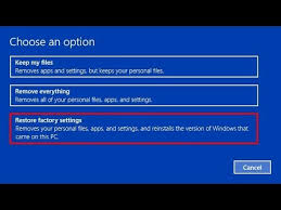 If you are worried your computer might not boot up due to a malfunction, you can also create a bootable media. Windows 10 Restoring Your Computer With Reset This Pc Remove Everything Option Tutorial Youtube