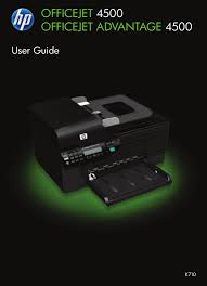 Hp Officejet 4500 User Manual 228 Pages Also For Officejet 4575 K710a Officejet Advantage 4500 K710