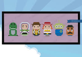 Enjoy these beautiful free cross stitch patterns, compliments of handmade adelaide! Toy Story
