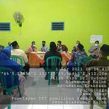 Utama sandjaja tim penulis : Penetapan Dan Pengumuman Daftar Pemilih Tetap Dpt Pemilihan Kepala Desa Alassumur Kulon Desa Alassumur Kulon