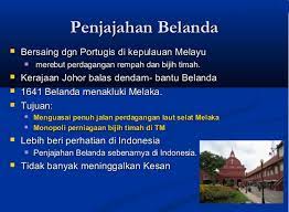 Kesan penjajahan eropah dari aspek ekonomi, dapat dilihat melalui kewujudan sistem ekonomi dualisme. Kesan Penjajahan Belanda Di Tanah Melayu Sal Kaa
