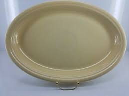 Shipped with usps priority mail. Oval Turkey Platter Ivory Fiesta Extra Large 19 1 4 Ebay